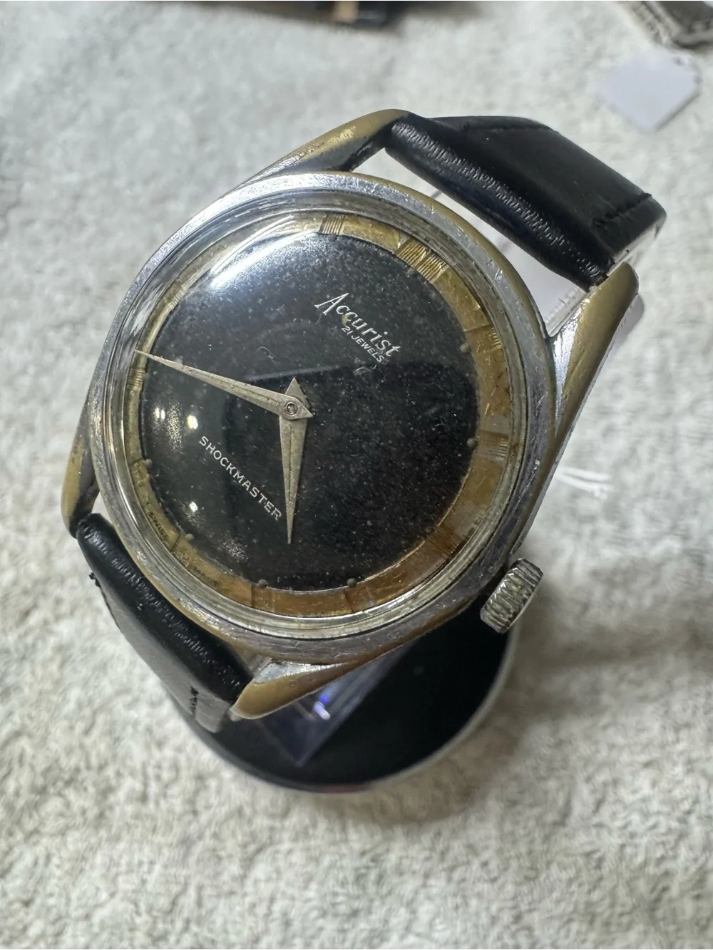 Shockmaster Men's Black Dial Watch